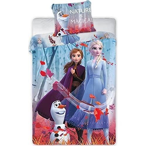 PARURE DE LIT BEBE Parure de lit Frozen 2 Disney- 1 Housse de Couette la Reine des neiges 22244