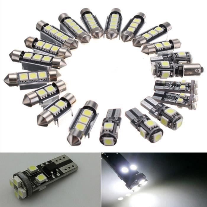 U 20X LED Ampoule Intérieur Voiture Décor Pour Audi A4 S4 B8 avant 2009-2015 Ve61439