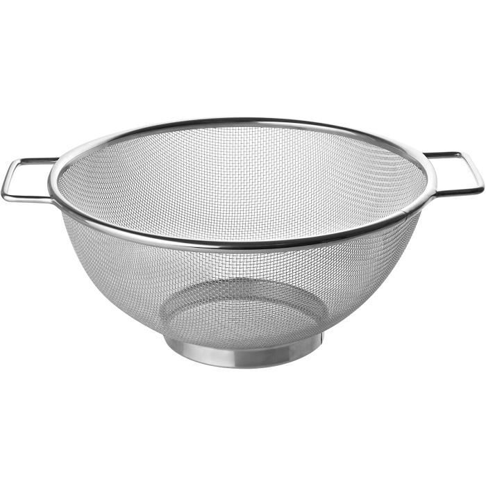 Fackelmann 28333 Passoire Tamis 26cm en INOX, Acier Inoxydable, Argent, 31 x 26 x 12 cm