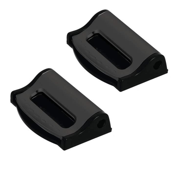 Car Plus clips de ceinture de sécurité noir 2 pièces