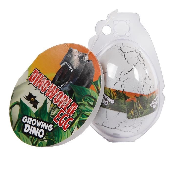 DinoWorld oeuf avec des garçons dinosaures en pleine croissance 6 cm de blanc