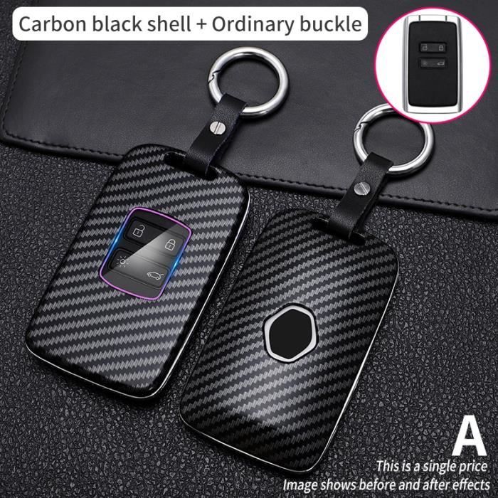 Coque clé,Télécommande 4 boutons voiture clé housse pour renault megane clio captur kangoo laguna talisman scénic clé - Type wen lu
