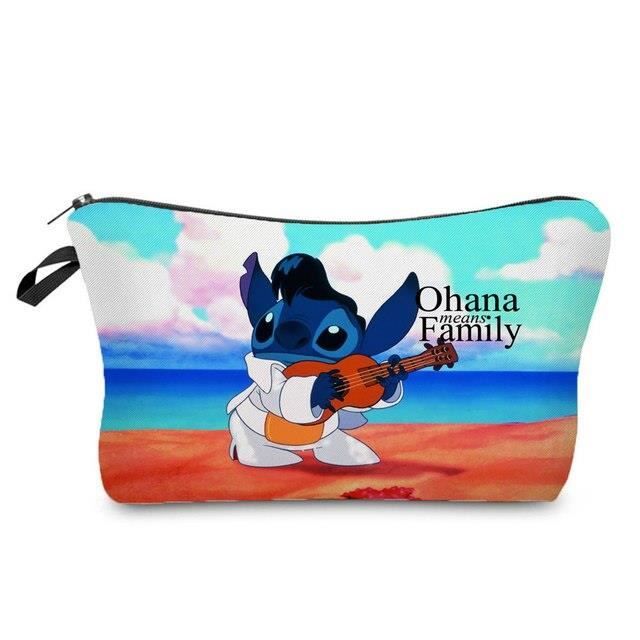 Disney Lilo Stitch – sacs à cosmétiques imprimés Mini sac de rangement Portable de voyage pour femmes hz1647 Lilo Stitch