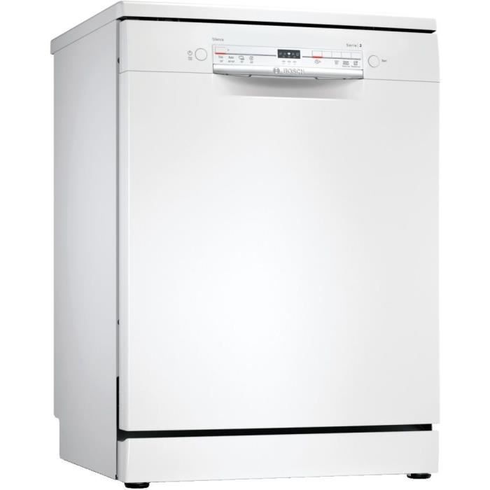 Lave-vaisselle pose libre BOSCH SGS2ITW12E SER2 - 12 couverts - Induction - L60cm - 48 dB - Blanc