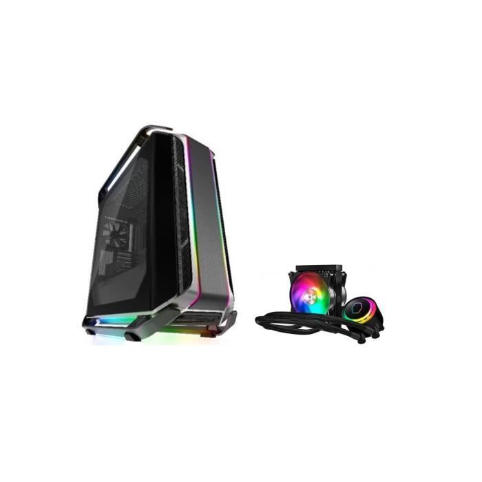 Pack Cooler Master Boîtier PC Cosmos C700M + Refroidissement ML120R RGB