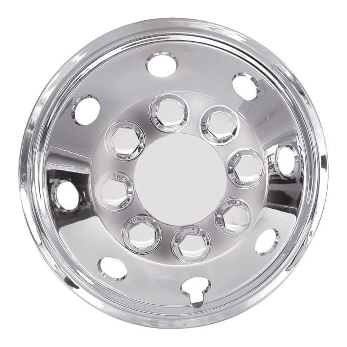 Carpoint 2210202 Jeu d'Enjoliveurs de Roues 15 Chrome Jantes Bombées, 4 pièces