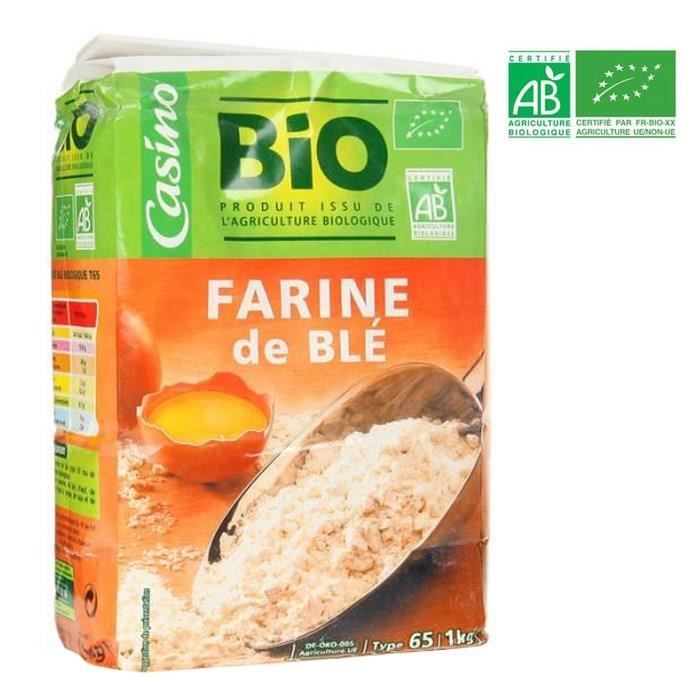 NOUVELLE ELCA Farine de blé BIO T65 - 1 kg