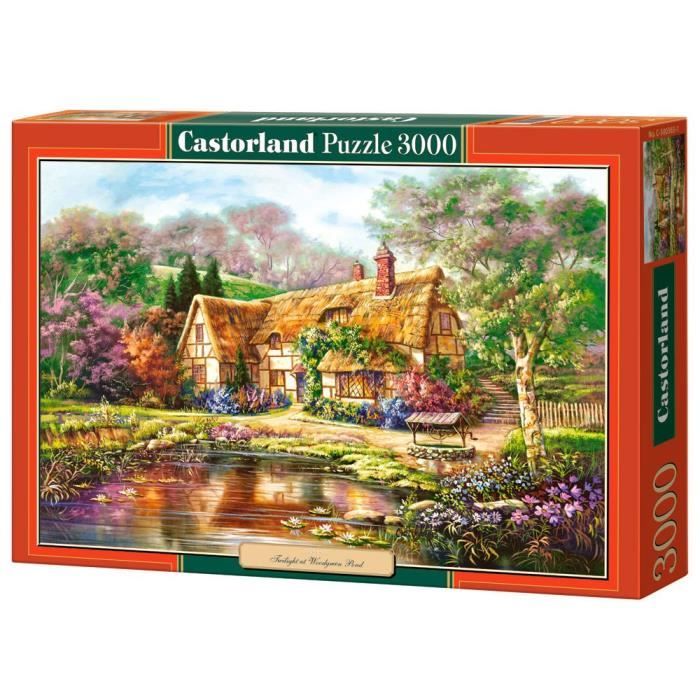 Castorland - C-300365-2 - Puzzle - Twilight at Woodgreen Pond - 3000 Pièces
