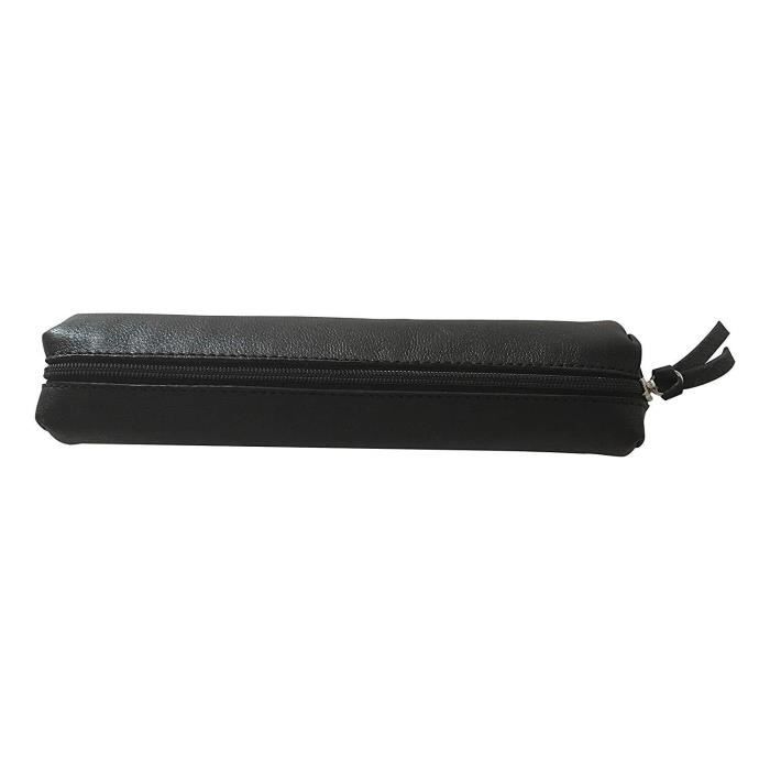 Clairefontaine Cuir noir Trousses, 20 cm, Noir - 410001C