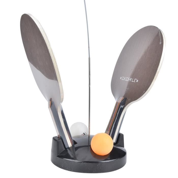 Kit Arbre Souple Élastique avec Balles de Ping-Pong Raquettes Entraîneur pour Enfant Adulte -CET