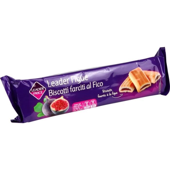 Biscuits à la figue 170g Leader Price