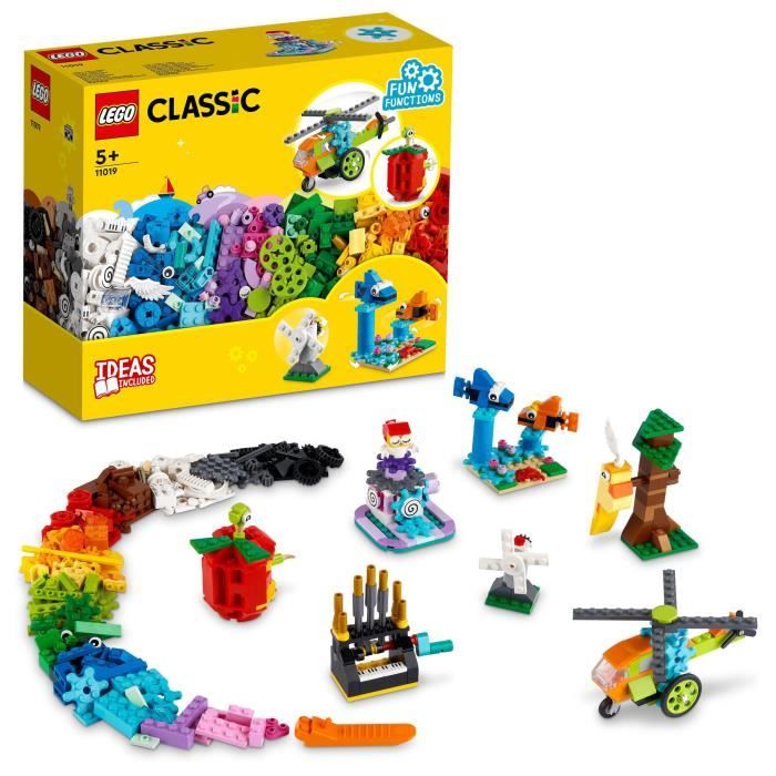 LEGO® Classic 11019 Briques et Fonctionnalités, Jouets de Construction Enfants