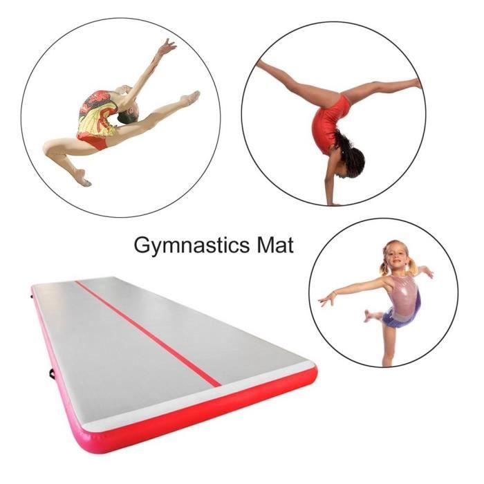 Tapis gonflable de gymnastique de plancher d'air de tapis de gymnase 300X100X10Cm pour le rouge de Taekwondo