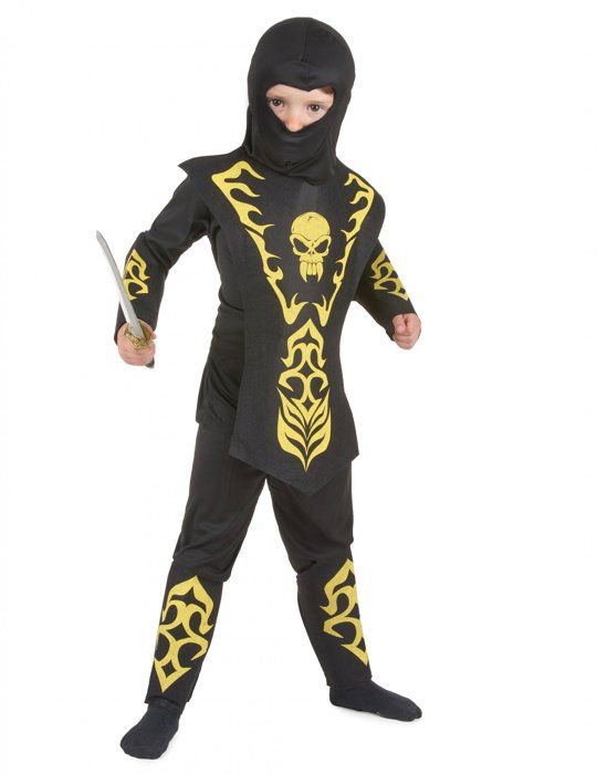 Déguisement ninja garçon Multicolore