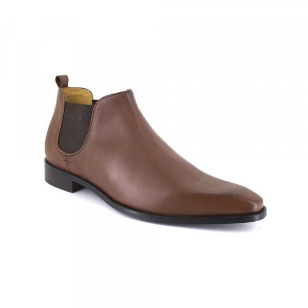 Bottine J.Bradford Cuir Camel JB-DANET - Couleur - Camel