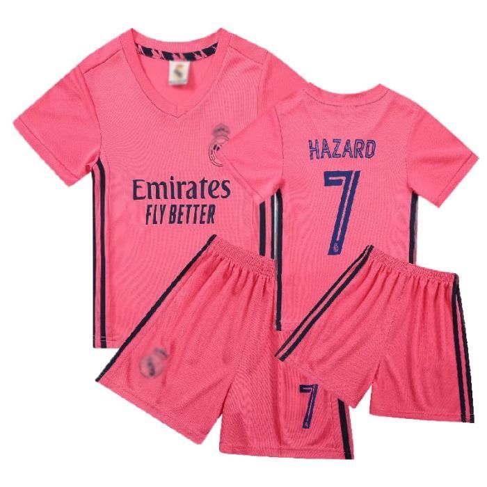 Ensemble de maillots de football-Maillot de football pour enfants 7 Maillot et short de football- Sang de bœuf