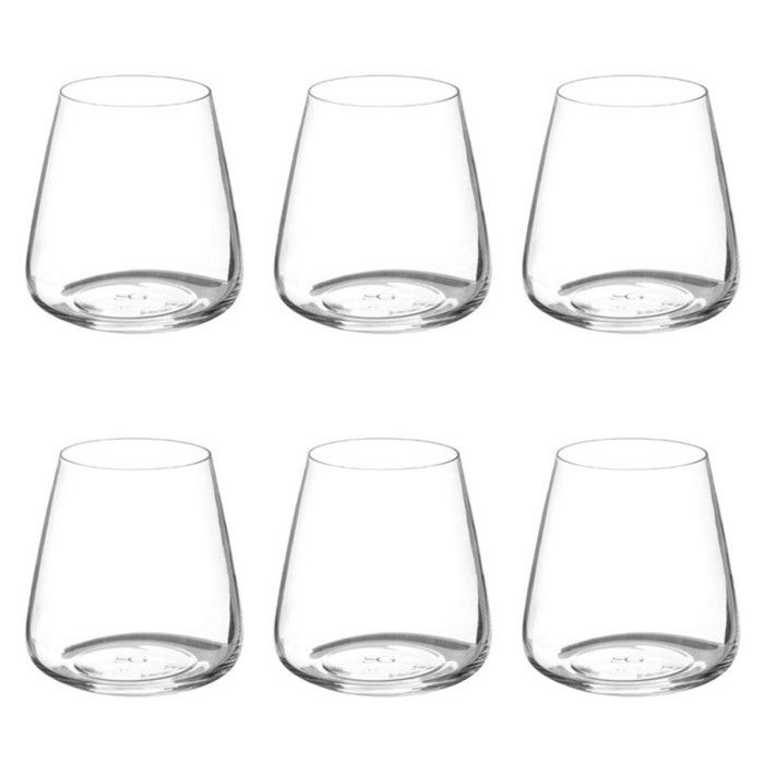Lot de 6 Verres à Eau -Selenga- 43cl Transparent