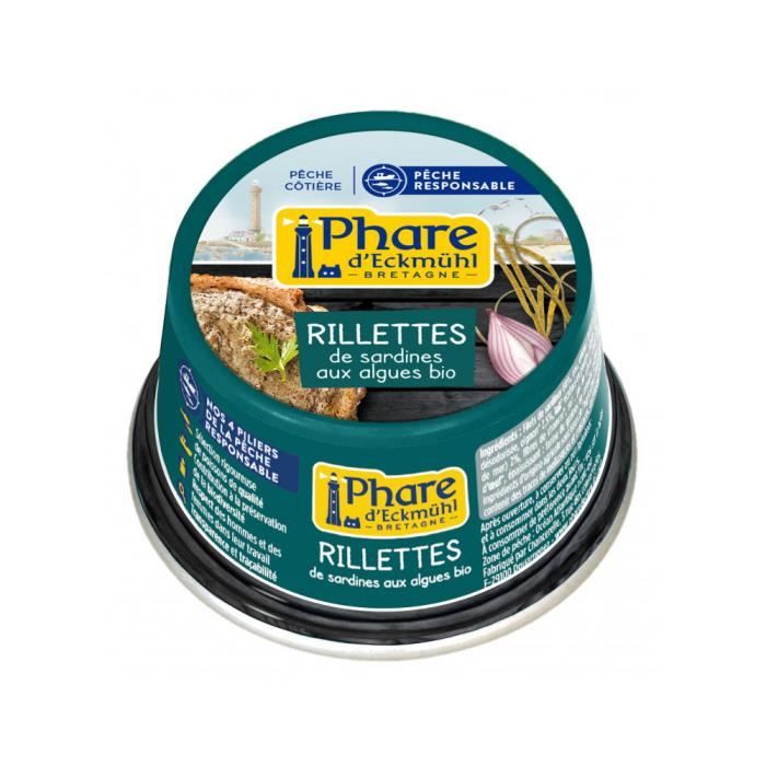Rillettes de sardines au tartare d’algues 120gr (ipip-cib)