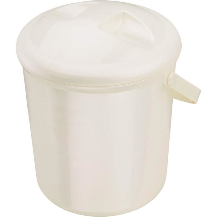Rothobabydesign Rotho Babydesign Poubelle à Couches, 10l, Dès la Naissance, Bella Bambina, Pearlwhite Cream (Perle Blanc Crème),