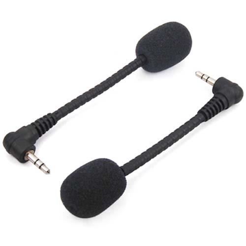 TRIXES Mini microphone flexible 3,5 mm pour PC ordinateur portable Skype
