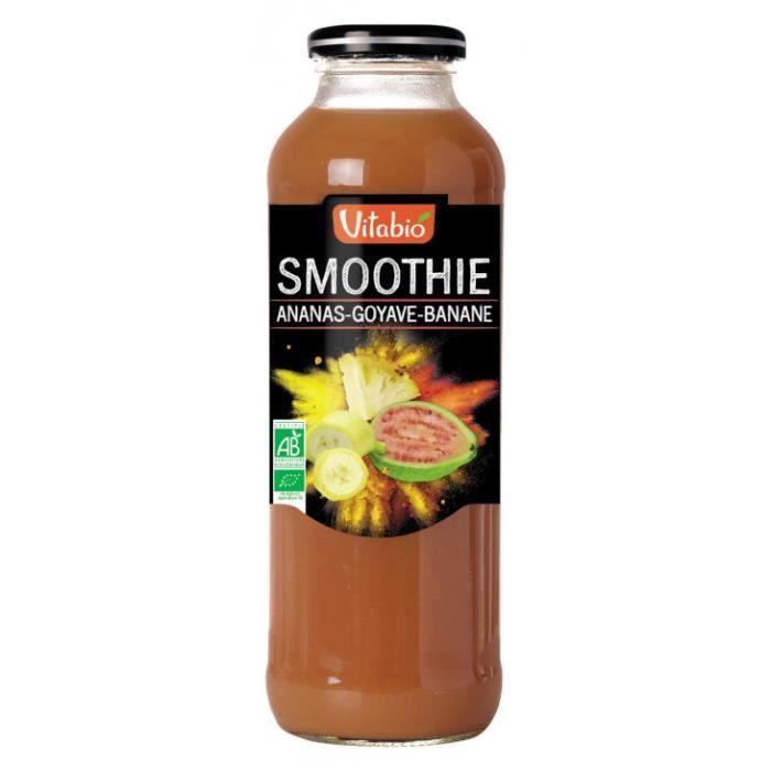 Smoothie ananas goyave banane 50cl - Vitabio