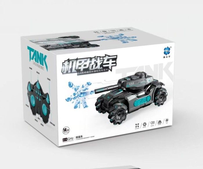 Pretfy Tank Télécommandé Rechargeable Chenilles - Voiture Tout-Terrain Stunt Vert