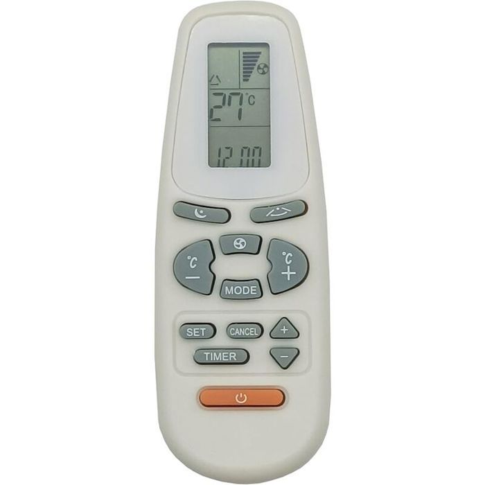 Télécommande Universelle De Rechange YKR-N/002E Pour Climatiseurs Kelvinator, Aux, Fusion, Airton – Compatible YKR-N/401E