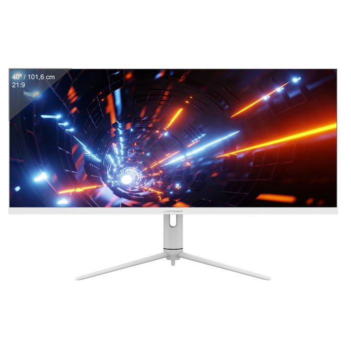Écran PC incurvé - LC-POWER - LC-M40-UWQHD-144 - 40 pouces - UWQHD 3440x1440 - 144 Hz