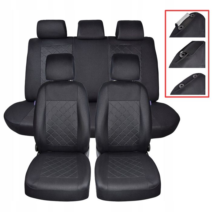 HOUSSES DE SIÈGES AUTO UNIVERSELLES ADAPTÉES À AUDI A3 8L 96-03