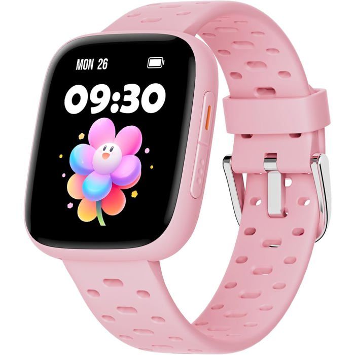 Montre connectée - BIGGERFIVE - BRAVE 3 - 1 8 AMOLED - Étanche 30m - Podomètre Cardiofréquencemètre