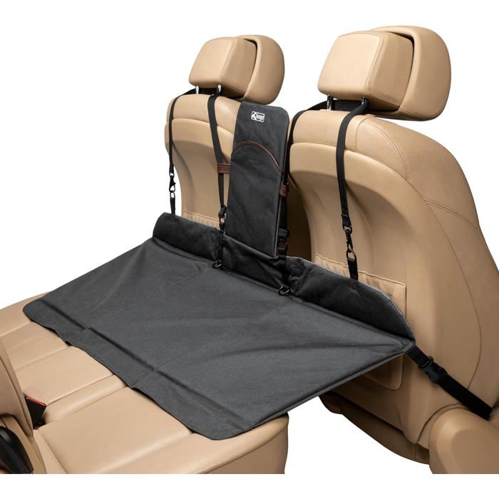 Pont arrière Rover Kurgo - Prolongation de Banquette Imperméable et Réversible Noir/Anthracite