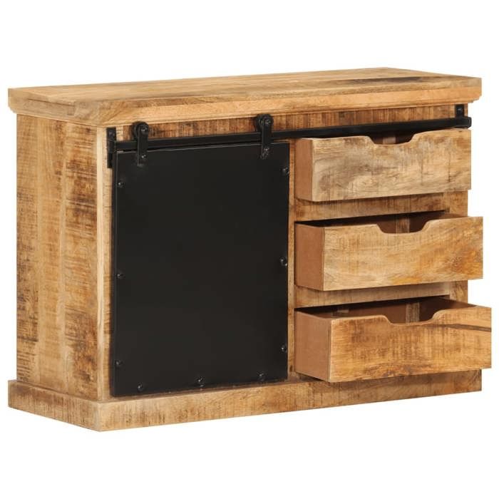 SALE 2026Buffet de cuisine - Placard vaisselier - WINWIN - Cabinet bahut 80x30x55cm - bois de manguier brut massif 18 Kg 1994396
