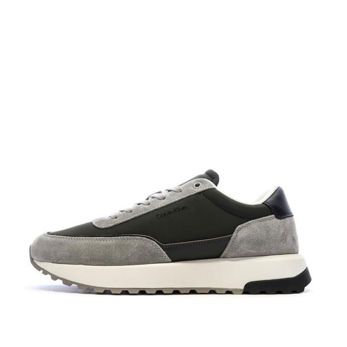 Calvin Klein Baskets Grises/Noires Homme Calvin Klein Jeans Low