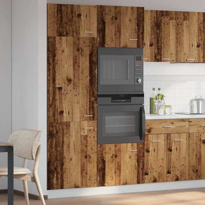 Magnifique Armoire réfrigérée 1 PCS - Caisson/Meuble bas de cuisine -Lyon Bois ancien 60x57x207cm Bois dingénierie 5178664