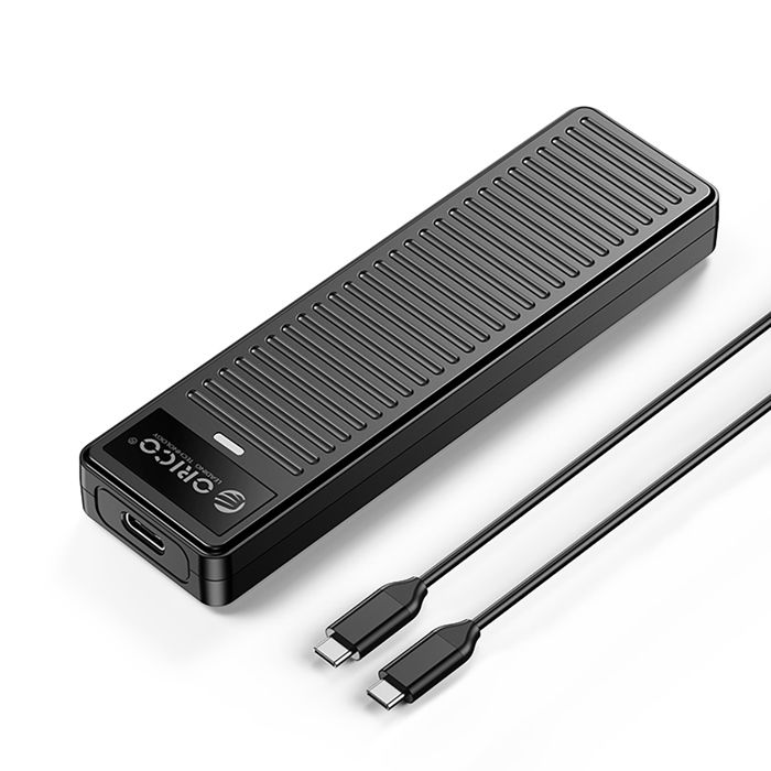 Boîtier SSD M.2 NVMe - ORICO - DDM2-C3 - USB-C 3.2 (10 Gbit/s) - Gris - Kit refroidissement
