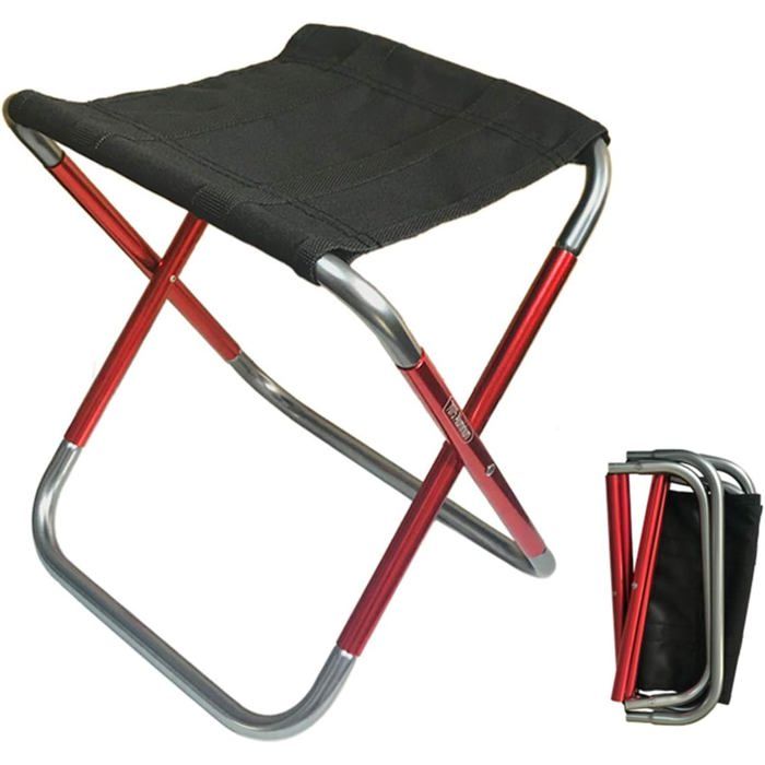 Tabouret de Camping Pliable - Mini Chaise dextérieur Pliable - Siège Portable - Léger - pour la pêcheLe CampingLes Voyages(Moyen)