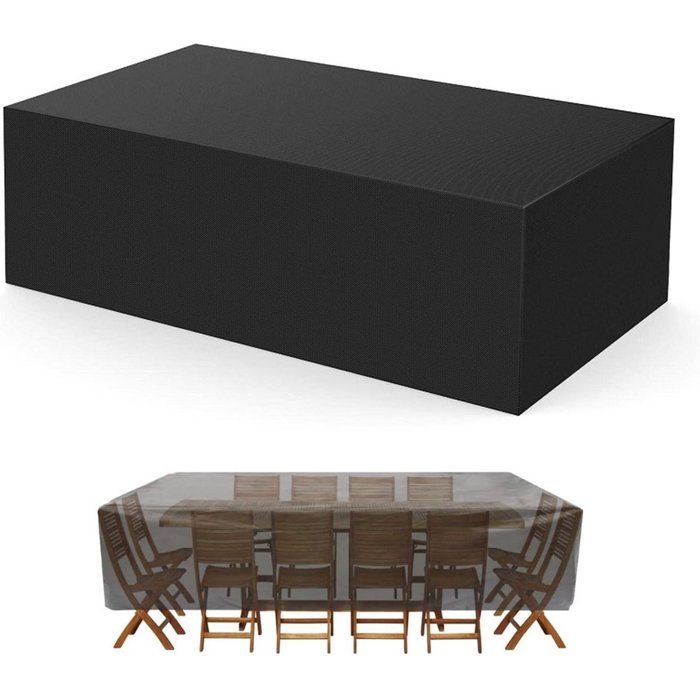 Housse pour mobilier de jardin - 180 x 150 x 80 cm - Housse de table imperméableHousse de table de jardin résistante à la poussière