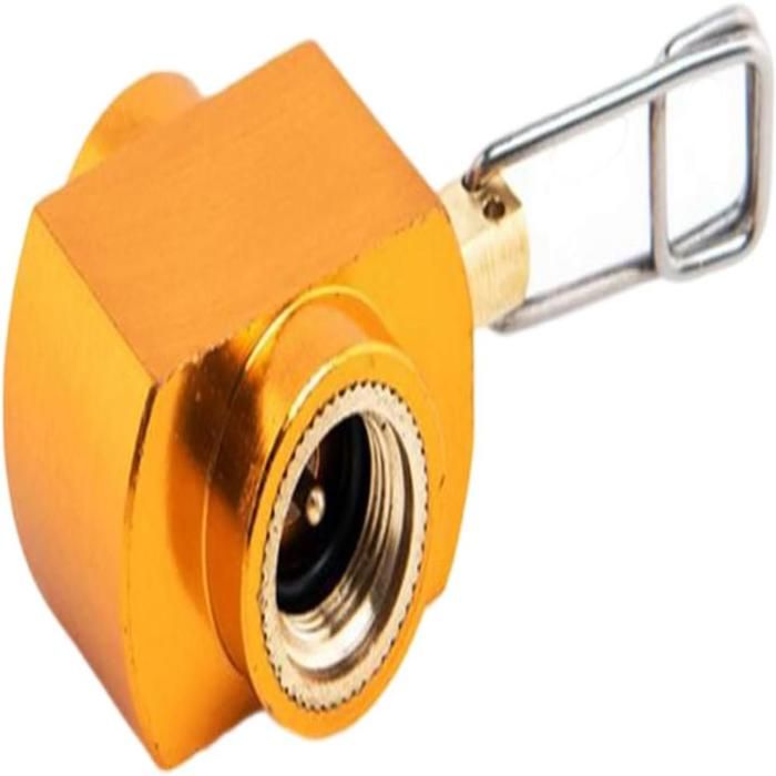 Adaptateur pour brûleur extérieur de bouteille de butane adaptateur de valve de remplissage pour réchaud adaptateur de recharge
