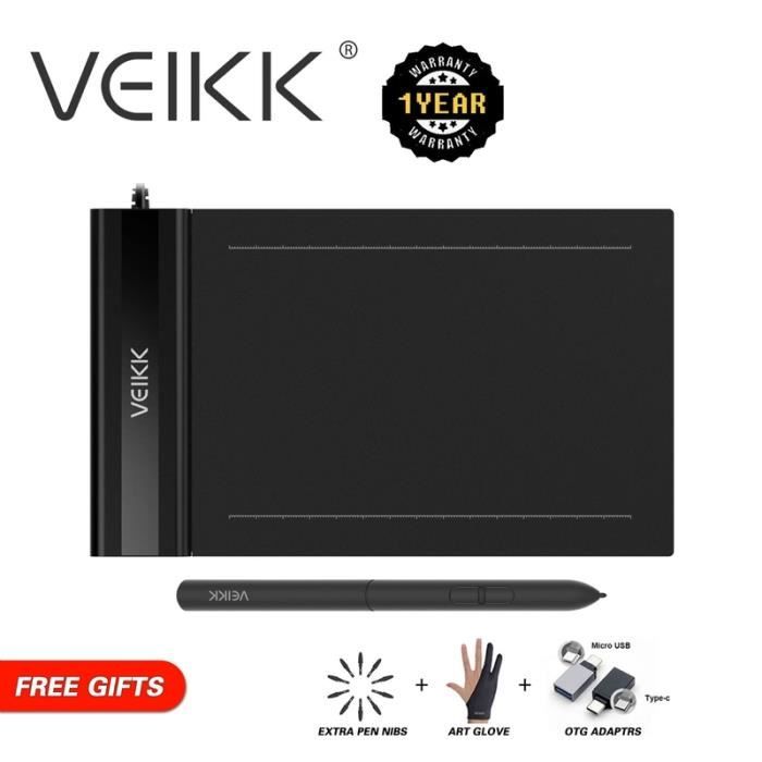 VEIKK Creator Pop VK430 Tablette Graphique 4x3 Pouces Ultra-Mince - 8192 Niveaux Pour OSU & Dessin