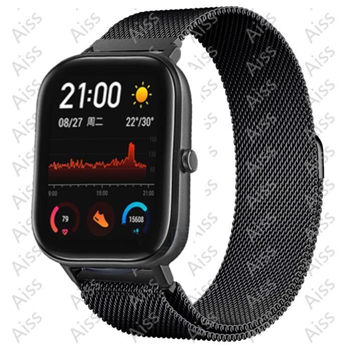 Bracelet Homme En Acier Inoxydable Tressé - INSFITY - 23cm - Carré