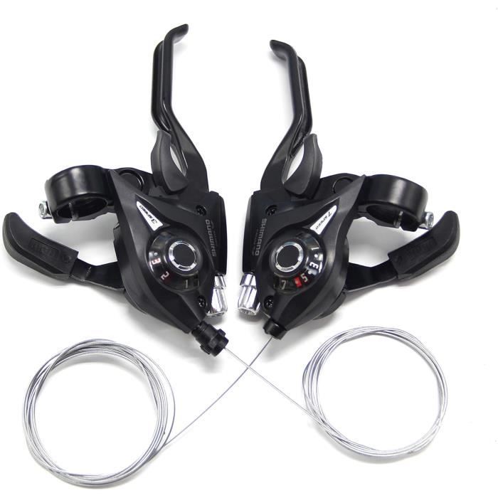 Levier de Vitesse V Brake St EF51 3x7 Vitesse Manette Derailleur avec Cable pour VTT Velo Course Cdiscount Sport