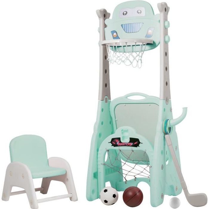Costway 6 En 1 Panier De Basketball Avec But De Football Flechettes Golf Chaise Lancer D Anneaux Pour Bebe Et Enfants Vert Cdiscount Sport Costway 6 En 1 Panier De Basketball Avec But De Football Flechettes Golf Chaise Lancer D Anneaux Pour Bebe Et Enfants Vert Cdiscount Sport