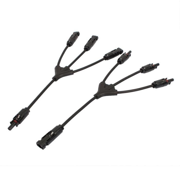 Mc4 Male Femelle Type Y Fil Cable Panneau Solaire Direction Generale Connectorsc Photovoltaique Achat Vente Connecteur Secteur Mc4 Male Femelle Type Y Fil Cdiscount