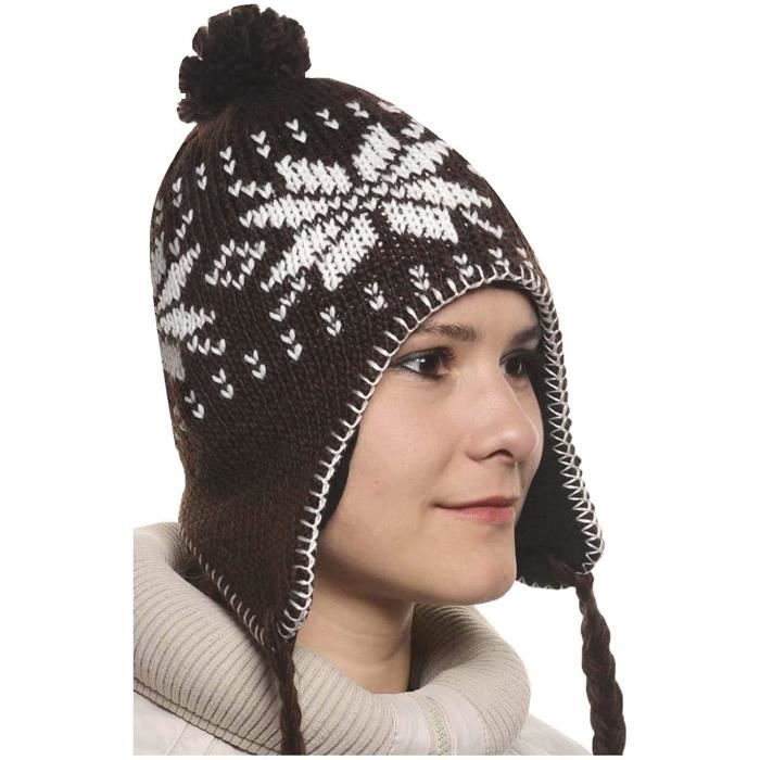Chullo Mütze – Warme Alpaka-Mütze mit Ohrenschutz