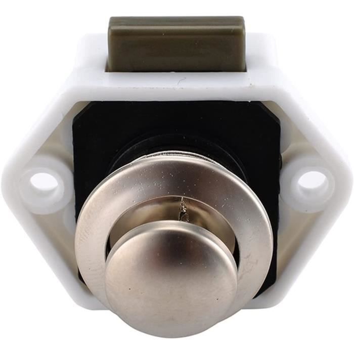 Camping Car Verrou De Bateau Serrure De Placard Sans Clé Camping Car Bouton Poussoir Loquet À