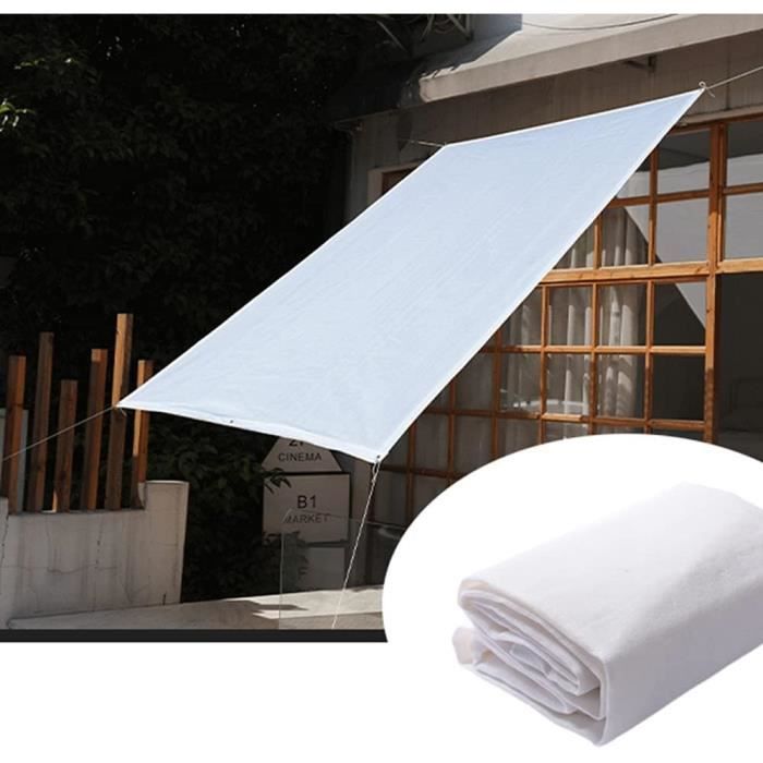 Voile D'ombrage ZHJSHOU 6x6m - Protection UV 90% Pour Jardin, Terrasse Et Balcon