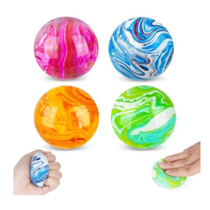 Balles Anti-Stress Colorées Fidget Balls, 4PCS Boule Anti Stress pour Enfant  et Adulte, PU Souple Balle Anti Stress Fidget Jouets - Cdiscount Jeux -  Jouets