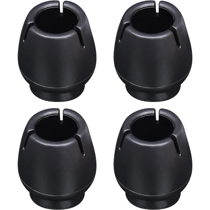 Patins De Pieds De Chaise Carrés, Transparent, 5 Cm[u864