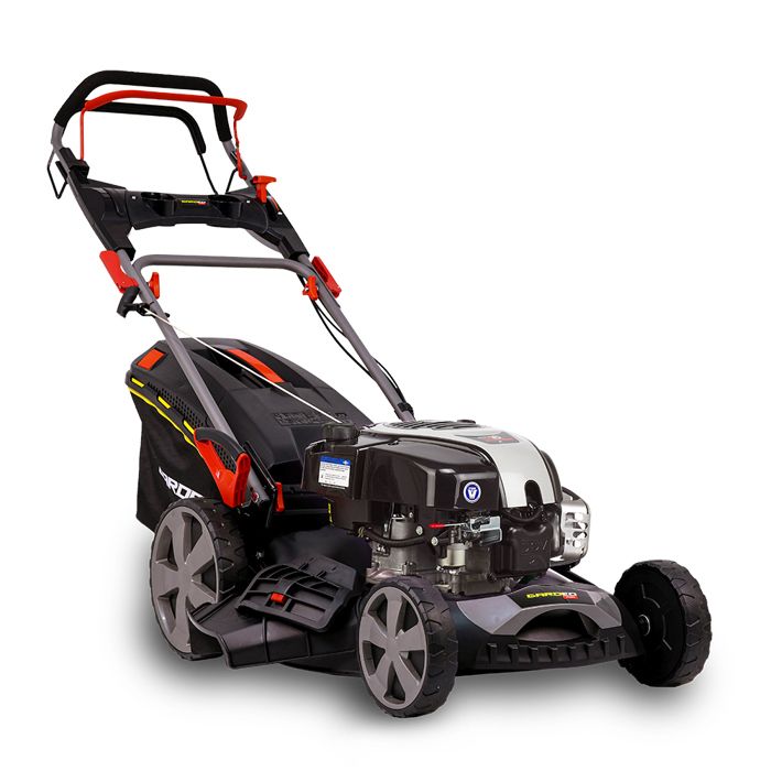 Tondeuse thermique tract&eacute;e 161CC avec moteur Briggs and Stratton, mulching et &eacute;jection lat&eacute;rale