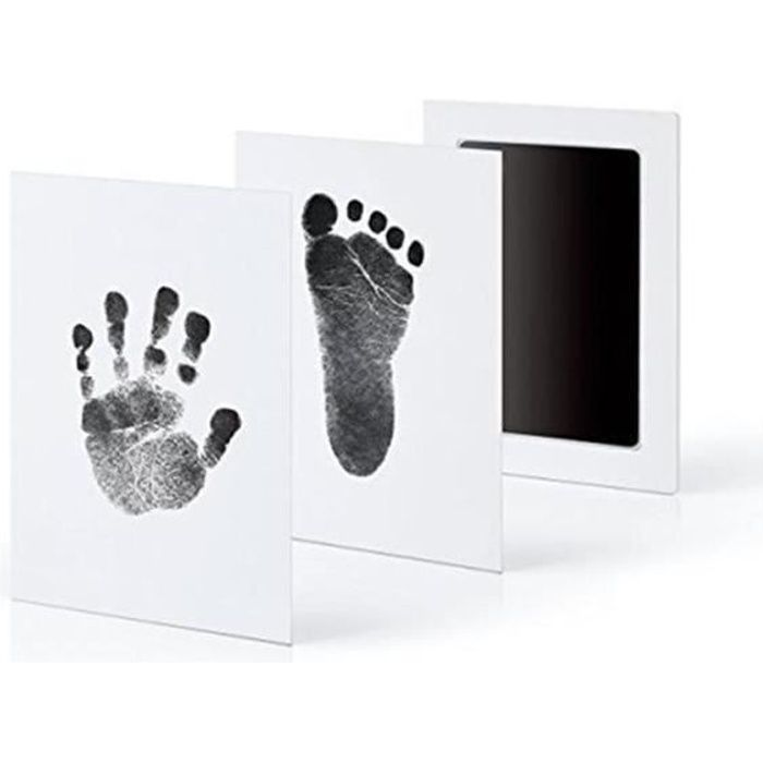 Baby Handprint empreinte, Nouveau né bébé empreinte tampon encreur noir, Tampon encreur, Handprint, pour empreintes bébé